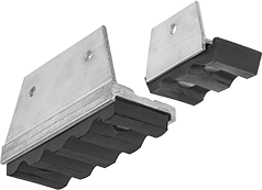 Image of Product. Front orientation. Ladder Feet. Shoes for Step Ladders, For Fiberglass and Aluminum Rails, Model Number 21-10.