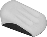 Image of Product. Front orientation. Style E. Disc Sanding Blocks, Style E.
