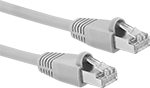 Image of Product. Front orientation. Ethernet Cords. Shielded Ethernet Cords, Plug, Straight End.
