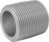 Extra-Thick-Wall Galvanized Iron and Steel Threaded Pipe Nipples and Pipe