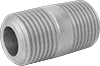 Extra-Thick-Wall Galvanized Iron and Steel Threaded Pipe Nipples and Pipe