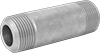 Extra-Thick-Wall Galvanized Iron and Steel Threaded Pipe Nipples and Pipe