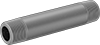 Extra-Thick-Wall Galvanized Steel Threaded Pipe Nipples and Pipe
