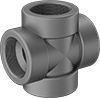 High-Pressure Galvanized Iron and Steel Threaded Pipe Fittings
