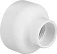 Image of Product. Front orientation. TIG Torch Nozzles. Aluminum Oxide Ceramic for Wide Gas Coverage.