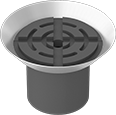 Image of Product. Grooved Stopper Pad. Bottom orientation. Vacuum Cups. Food and Beverage Push-On Vacuum Cups for Delicate Bags and Film.