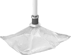Image of ProductInUse. Front orientation. Vacuum Cups. Food and Beverage Vacuum Cups for Delicate Bags and Film.