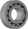 Image of Product. Front orientation. Ball Bearings. Tapered-Bore Ball Bearings.