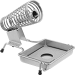Image of Product. Front orientation. Soldering and Desoldering Iron Stands. Soldering and Desoldering Iron Stands with Sponge Tray.