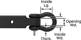 Image of Product. Side1 orientation. Hitch Inserts. Hitch Inserts, Shackles.