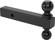 Image of Product. Front orientation. Hitch Inserts. Hitch Inserts, Multisize Hitch Balls, 2 Hitch Balls Included.