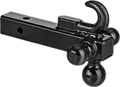 Image of Product. Front orientation. Hitch Inserts. Hitch Inserts, Multisize Hitch Balls with Hook.