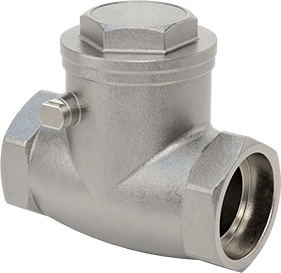 Image of Product. Back orientation. Socket-Connect Check Valve, 1-1/4 Pipe Size.