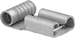 Image of Product. Front orientation. Terminals, Ferrules, and Lugs. Quick-Disconnect Terminals, 90° Flag, Noninsulated, Female.