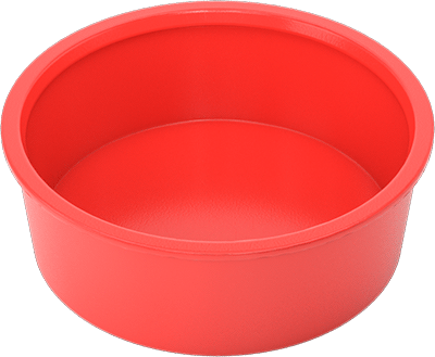 Image of Product. Top orientation. High-Temperature Silicone Rubber Hollow Tapered Plugs, for 2-1/2 Pipe Size, for 2.765" to 2.94" ID.