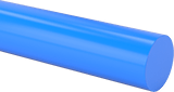 Image of Product. Front orientation. Plastic. Metal-Detectable PEEK Rods.