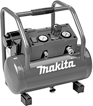 Image of Product. Front orientation. Air Compressors. Portable Battery-Powered Air Compressors, Makita.