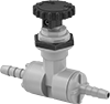 Precision Flow-Adjustment Valves with Barbed Fittings