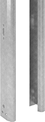 Image of Product. Top orientation. Door Tracks and Fittings. Overhead Door Tracks, Vertical Tracks.