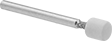 Image of Product. Front orientation. Polishing Bobs. Multipurpose No-Mess Polishing Bobs, Cylinder with Flat Tip—Polyurethane Rubber.