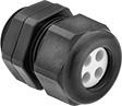 Image of Product. Front orientation. Cord Grips. Liquid-Tight Plastic Multi-Cord Grips.
