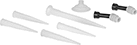 Image of Product. Front orientation. Caulk Gun Nozzles. Sausage-Pack Caulk Guns, Adapter.