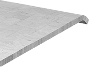 Image of Product. Front orientation. Wood. Balsa Wood Cores, Flexible.