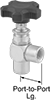 Panel-Mount Threaded Precision Flow-Adjustment Valves