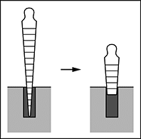 Image of ProductInUse. Gauge with Breakaway Notches. Front orientation. Contains Annotated. Feeler Gauges. Tapered-Width Feeler Gauges, Breakaway Notches.