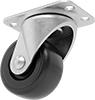 Cart-Smart Casters with Rubber Wheels 