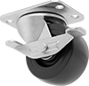 Cart-Smart Casters with Rubber Wheels 