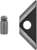 Image of Product. Front orientation. Steel Blade. Small-Hole Deburring Scrapers.