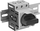 Image of Product. Front orientation. Disconnect Switches. DIN-Rail Mount Disconnect Switches.