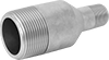 Thick-Wall Galvanized Iron and Steel Threaded Pipe Nipples and Pipe