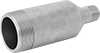 Thick-Wall Galvanized Iron and Steel Threaded Pipe Nipples and Pipe