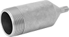 Thick-Wall Galvanized Iron and Steel Threaded Pipe Nipples and Pipe