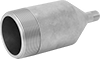 Thick-Wall Galvanized Iron and Steel Threaded Pipe Nipples and Pipe