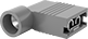 Image of Product. Front orientation. Terminals, Ferrules, and Lugs. Quick-Disconnect Terminals, 90° Flag, Fully Insulated, Female.