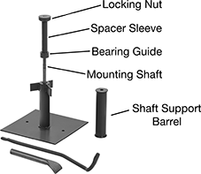 Image of Product. Front orientation. Contains Annotated. Tire Changers. Bench Mount.