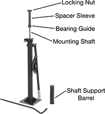 Image of Product. Front orientation. Contains Annotated. Tire Changers. Floor Mount.