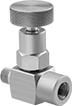 Image of Product. Style B. Front orientation. Style B. High-Pressure Threaded Precision Flow-Adjustment Valves.