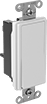 Image of Product. Front orientation. Light Switches. Rocker Light Switches, Spring-Clamp-Terminal Wire Connection.