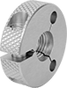 Left-Hand Threaded Ring Gauges with Calibration Certificate