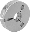 Image of Product. Front orientation. Ring Gauges. Left-Hand Threaded Ring Gauges with Calibration Certificate.