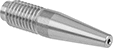 Image of Product. Front orientation. MIG Gun Contact Tips. Tapered Tip.