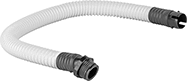 Image of Product. Front orientation. Respirator Breathing Tubes. Powered Air-Purifying Respirator Breathing Tubes.