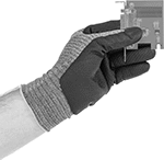 Image of ProductInUse. Palm Coating. Front orientation. Palm. Static-Dissipative Gloves.