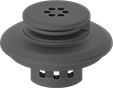 Image of Product. Front orientation. Breather Vents. Submersible Snap-In Breather Vents.