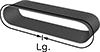 Nylon Mesh Cushioned Sanding Belts for Stainless Steel and Hard Metals
