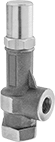 Image of Product. Front orientation. Pressure-Relief Valves. Adjustable Pressure-Relief Valves for Fuel.
